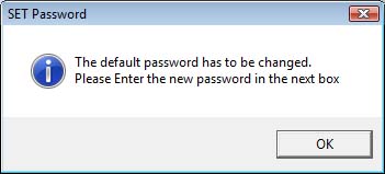 Cargocal.com - Change Password Dialog Box